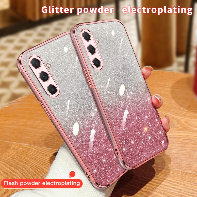 Cover For Galaxy M54 Luxury Gradient Glitter Plating Soft Silicone Phone Case for Samsung Galaxy M54 M 54 Back Cover A54 5G
Cover For Galaxy M54 Luxury Gradient Glitter Plating Soft Silicone Phone Case for Samsung Galaxy M54 M 54 Back Cover A54 5G