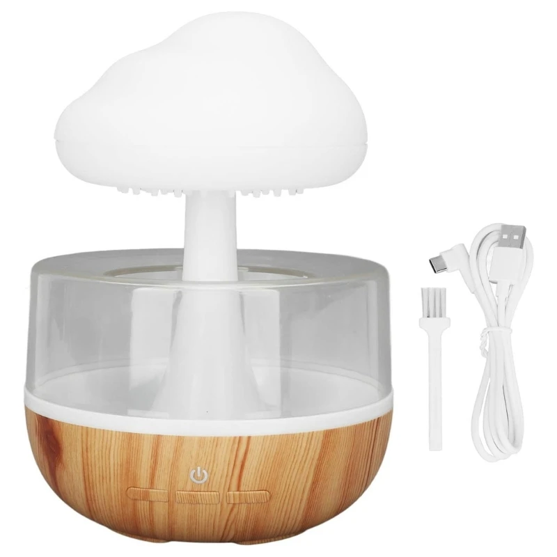 Rain Cloud Humidifier Water Drop Mushroom Humidifier Waterfall Lamps Humidifier Essential Oil Diffuser with 7 LED Lights
Rain Cloud Humidifier Water Drop Mushroom Humidifier Waterfall Lamps Humidifier Essential Oil Diffuser with 7 LED Lights