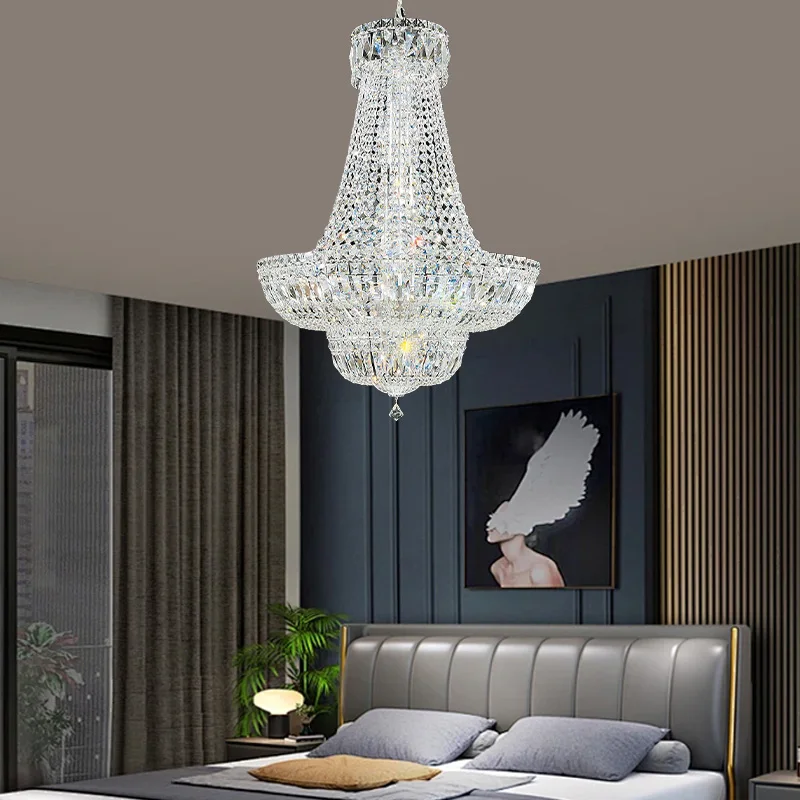 LED Pendant Light Luxury for Living Room Crystal Chandelier Hotel Lobby Villa High Ceiling Staircase European-Style Chandelier
LED Pendant Light Luxury for Living Room Crystal Chandelier Hotel Lobby Villa High Ceiling Staircase European-Style Chandelier