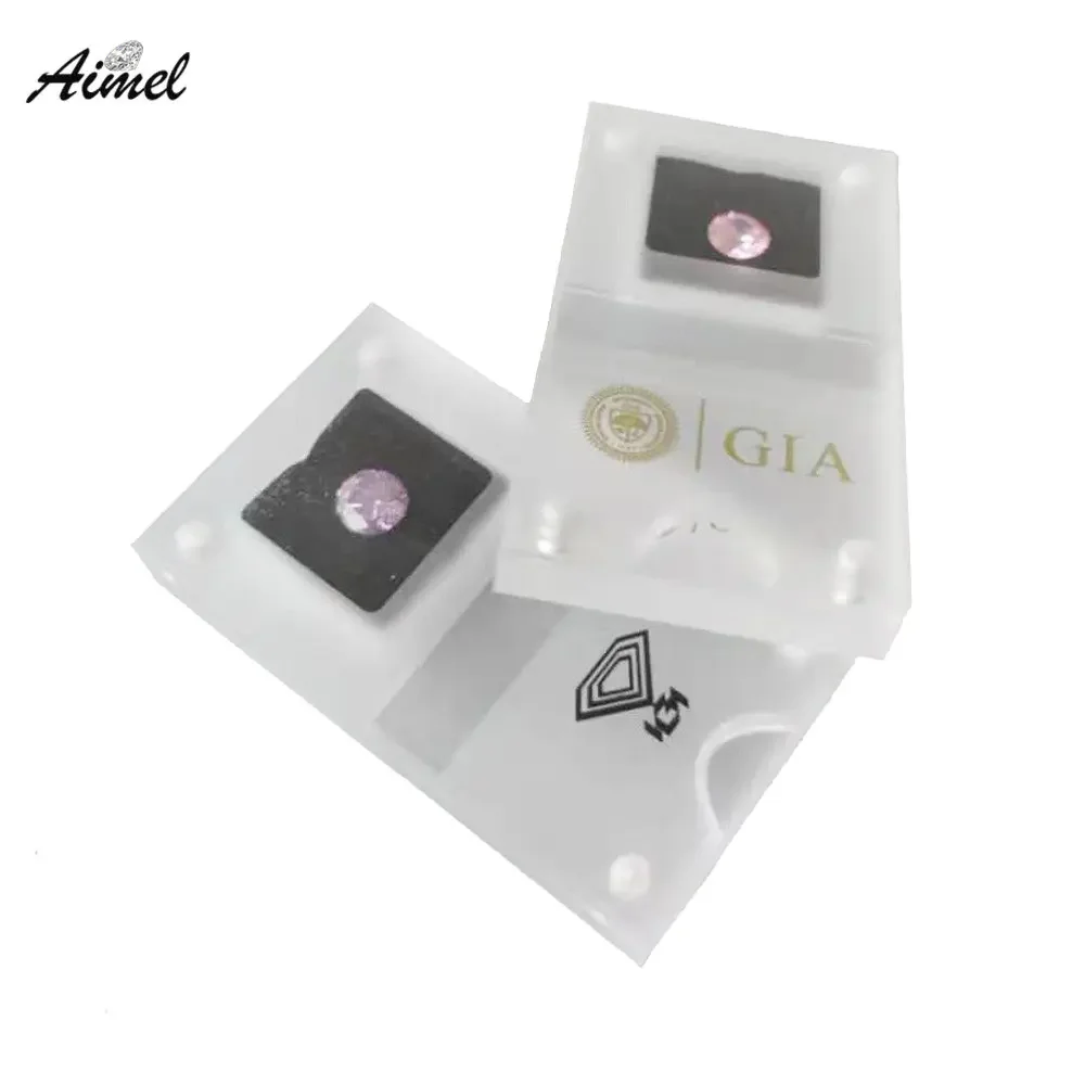Acrylic Diamond Storage Box Gemstone Organizer Transparent Loose Diamond Exhibition Tray Standard IGI Stone Gems Display Box
Acrylic Diamond Storage Box Gemstone Organizer Transparent Loose Diamond Exhibition Tray Standard IGI Stone Gems Display Box