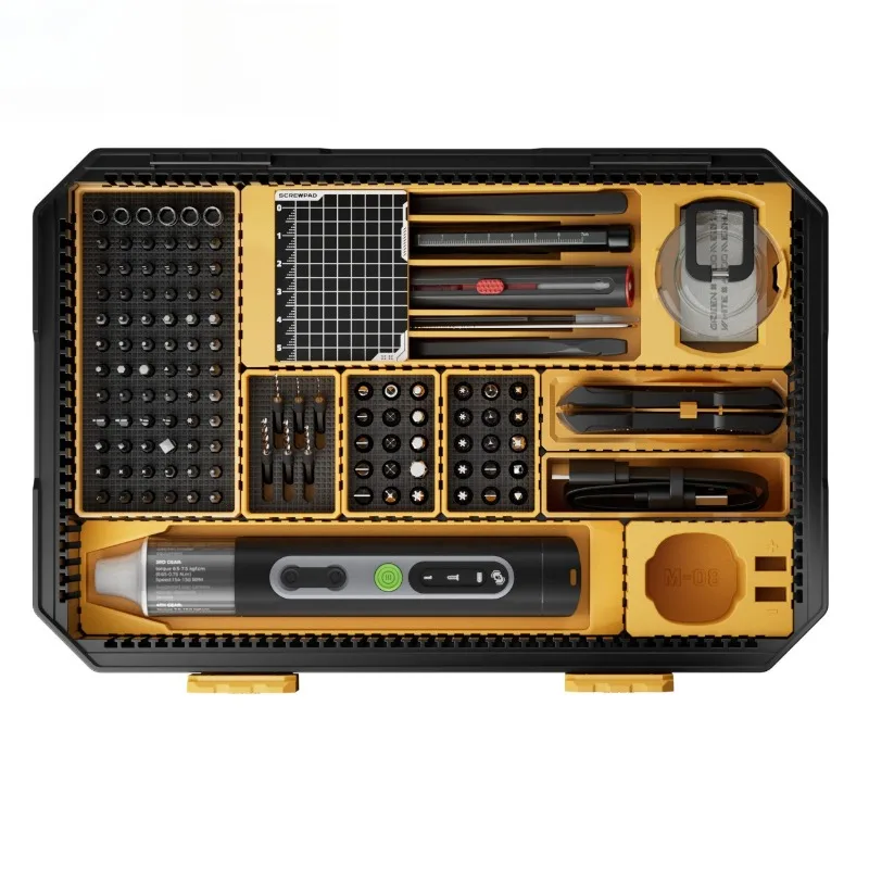 Home Multifunctional Maintenance Toolbox Set Electric Screwdriver Rechargeable Portable
Home Multifunctional Maintenance Toolbox Set Electric Screwdriver Rechargeable Portable