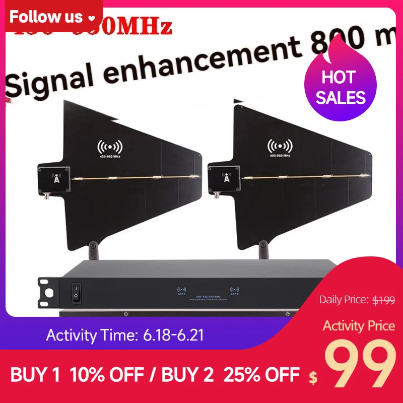 M8 Antenna amplifier 8 Channel Power Distributor System Super Wideband UHF 450-950MHz For Wireless MIC Stage DJ karaoke
M8 Antenna amplifier 8 Channel Power Distributor System Super Wideband UHF 450-950MHz For Wireless MIC Stage DJ karaoke