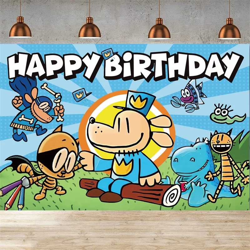 Dog Man Cosplay Happy Birthday Backdrop Cartoon Background Soft Decoration Petey the Cat Kid Fans Decor Accessory Christmas Gift
Dog Man Cosplay Happy Birthday Backdrop Cartoon Background Soft Decoration Petey the Cat Kid Fans Decor Accessory Christmas Gift