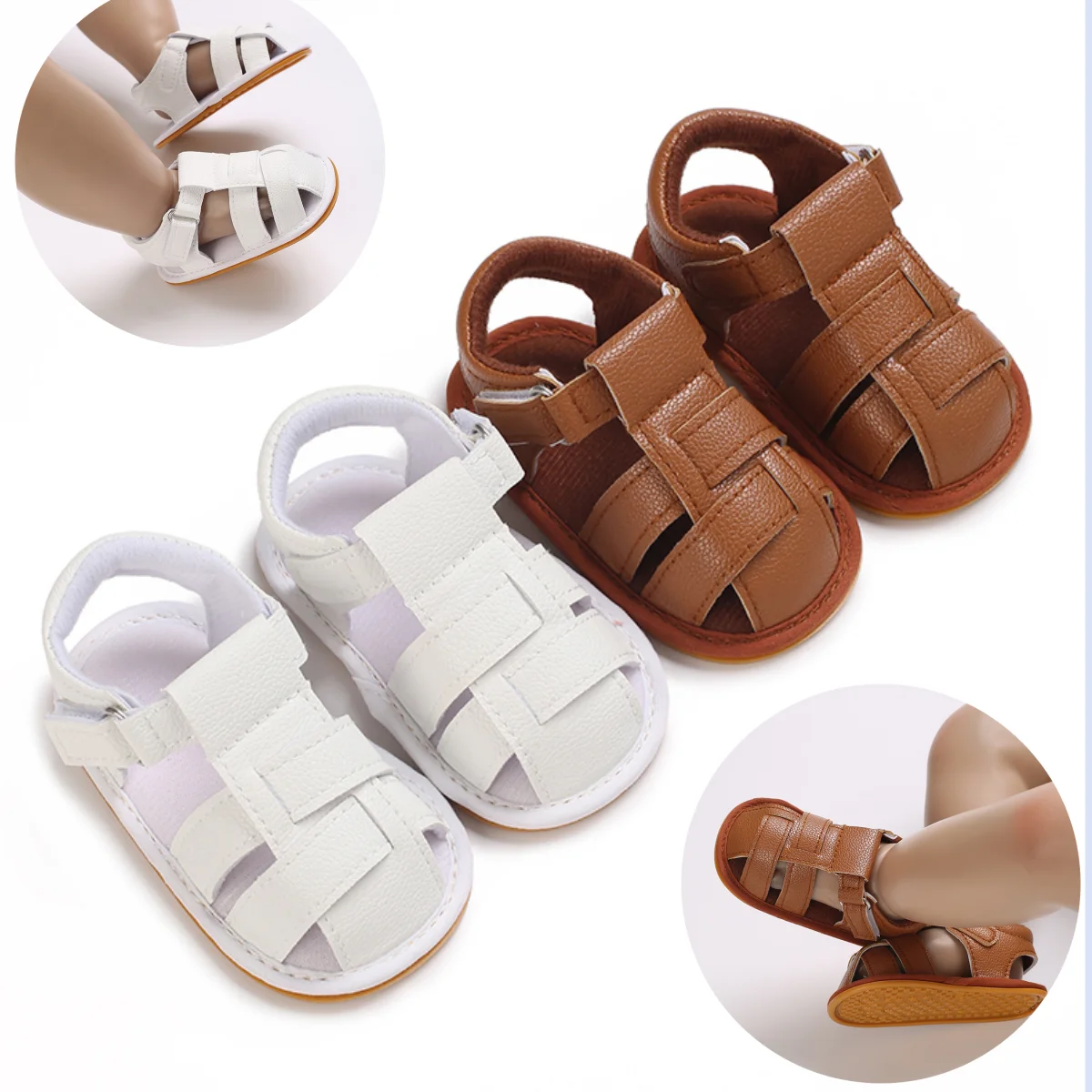 Baby Summer Sandals Infant Boy Girl Shoes Rubber Soft Sole Non-Slip Toddler First Walker Baby Breathable Crib Shoes 0-18Months
Baby Summer Sandals Infant Boy Girl Shoes Rubber Soft Sole Non-Slip Toddler First Walker Baby Breathable Crib Shoes 0-18Months