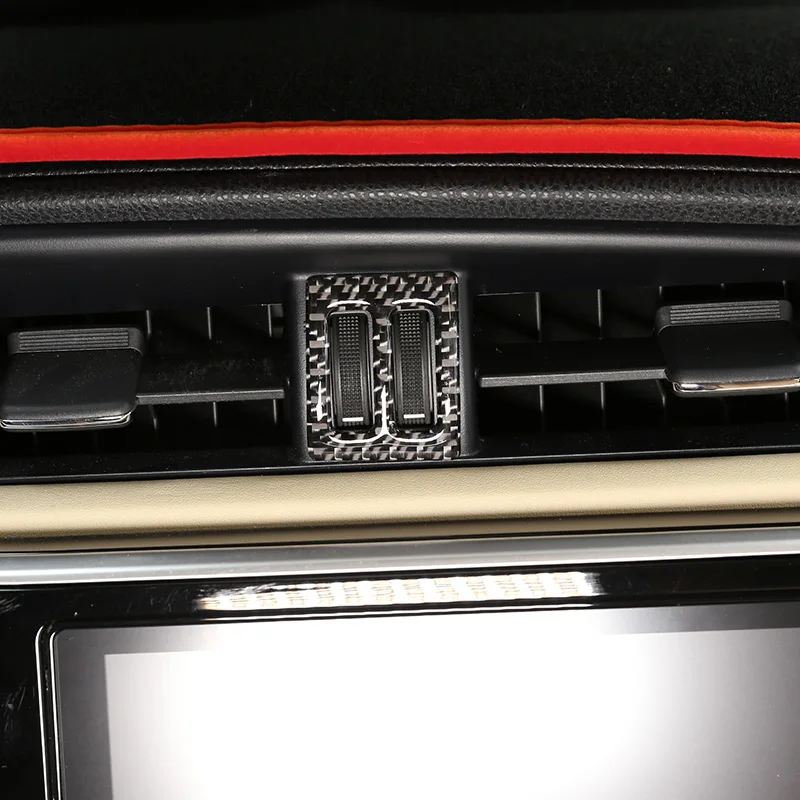 For Toyota Corolla 2014-2018 Soft Carbon Fibre Car Central Control Air Outlet adjust Frame Cover Trim Sticker Car Accessories
For Toyota Corolla 2014-2018 Soft Carbon Fibre Car Central Control Air Outlet adjust Frame Cover Trim Sticker Car Accessories