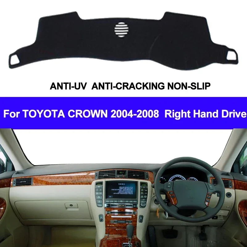 Коврик для приборной панели автомобиля, коврик для приборной панели для Toyota Crown 2004, 2005, 2006, 2007, 2008, автомобильный солнцезащитный коврик, приборная панель, Стайлинг автомобиля
Коврик для приборной панели автомобиля, коврик для приборной панели для Toyota Crown 2004, 2005, 2006, 2007, 2008, автомобильный солнцезащитный коврик, приборная панель, Стайлинг автомобиля