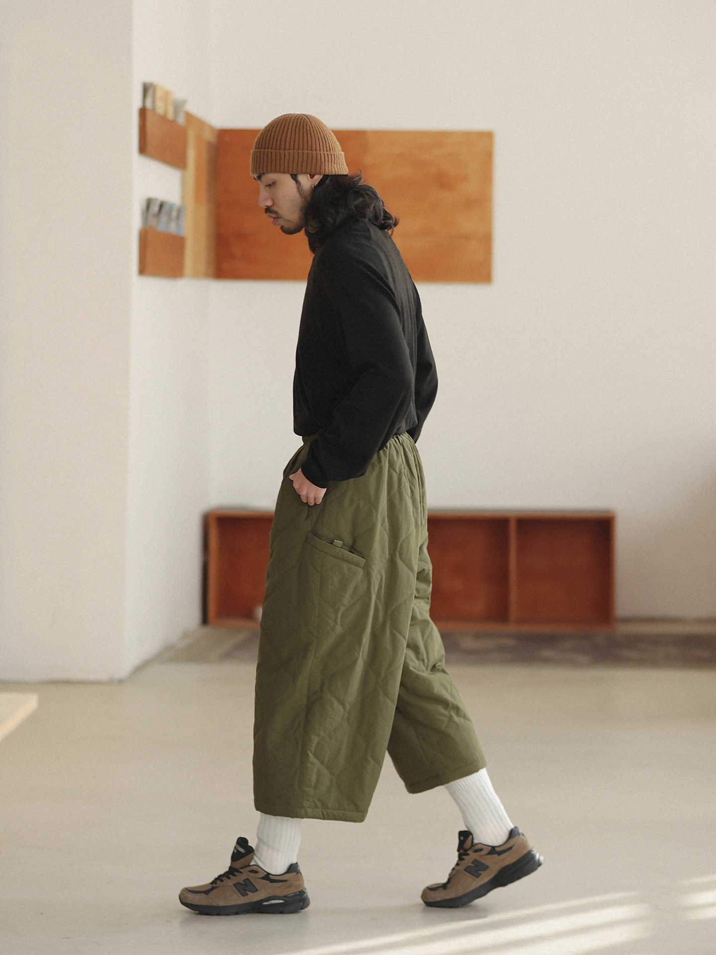 Noears Retro Military een Gourd Pattern Fce Lined Cotton Work Pants Loose Fit Wide Leg Elastic Waist Thiened Casual Tr...
Noears Retro Military een Gourd Pattern Fce Lined Cotton Work Pants Loose Fit Wide Leg Elastic Waist Thiened Casual Tr...