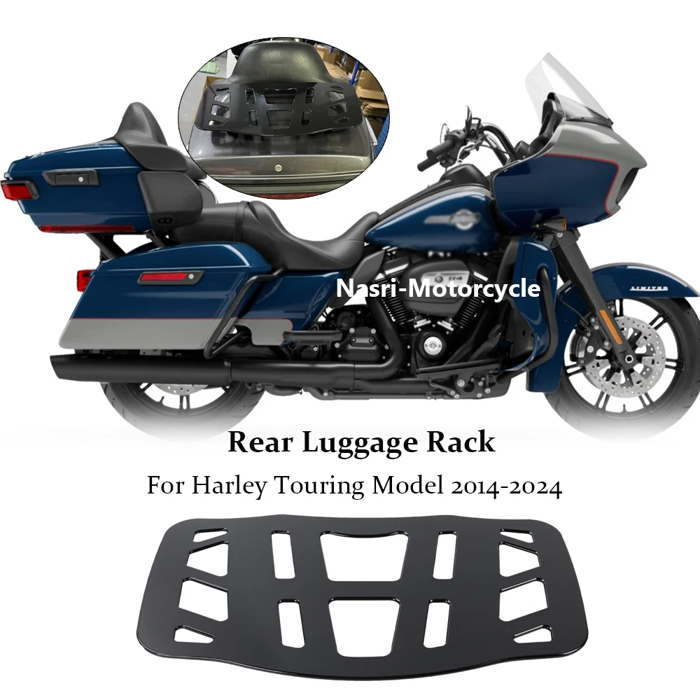 Motorcycle Rear Luggage Rack Tour Pack Support Shelf Cargo Frame Bracket For Harley CVO Road Glide King Street Glide 2014-2024
Motorcycle Rear Luggage Rack Tour Pack Support Shelf Cargo Frame Bracket For Harley CVO Road Glide King Street Glide 2014-2024