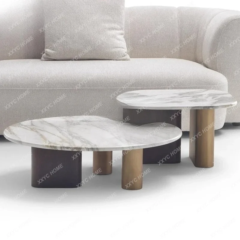 L minimalist light luxury modern style high-end coffee table combination
L minimalist light luxury modern style high-end coffee table combination