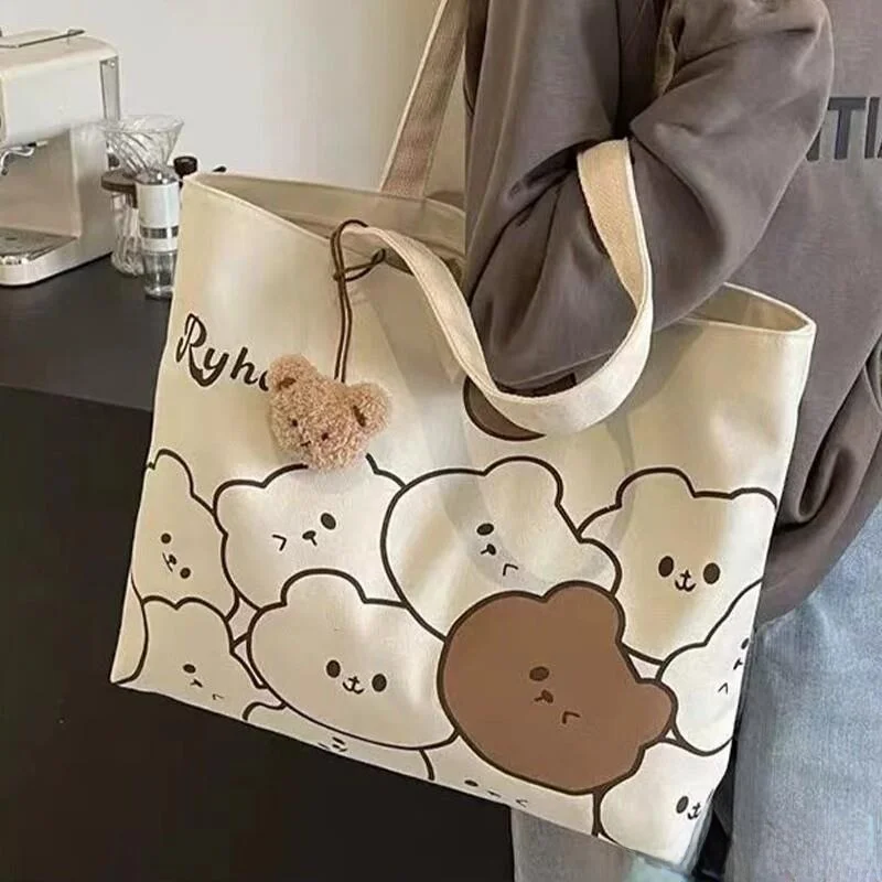 Large Capacity Canvas Tote Bag Women's 2026 New Cartoon Handheld Shopping Bag Commuter Bag Outdoor Travel Mommy Bag
Large Capacity Canvas Tote Bag Women's 2026 New Cartoon Handheld Shopping Bag Commuter Bag Outdoor Travel Mommy Bag