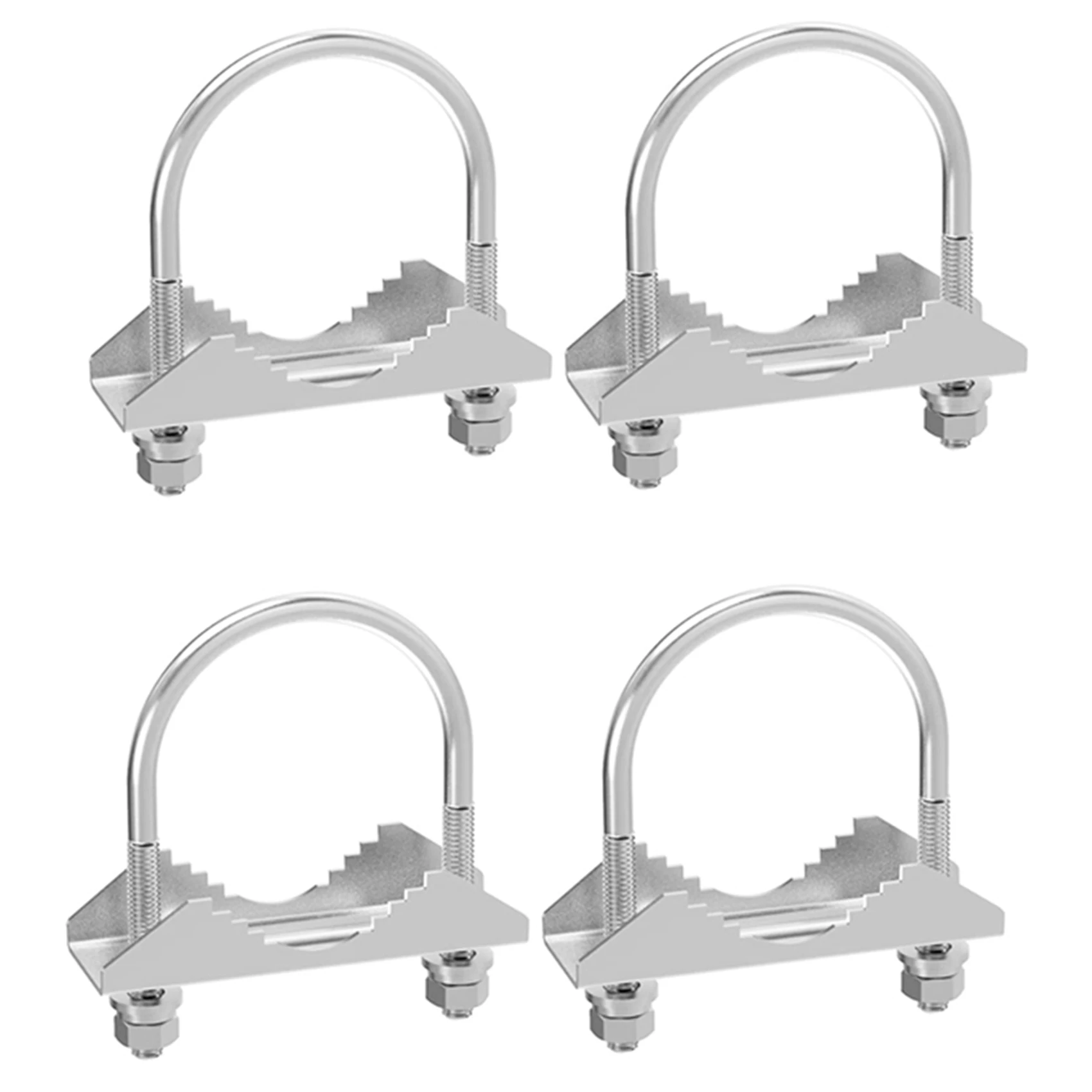 B02B-4 Set Antenna Mast Pipe Clamp with V Jaw Block and U Bolt All Anti-Rust Finished for TV CB Ham Antenna or Panel Pipe
B02B-4 Set Antenna Mast Pipe Clamp with V Jaw Block and U Bolt All Anti-Rust Finished for TV CB Ham Antenna or Panel Pipe