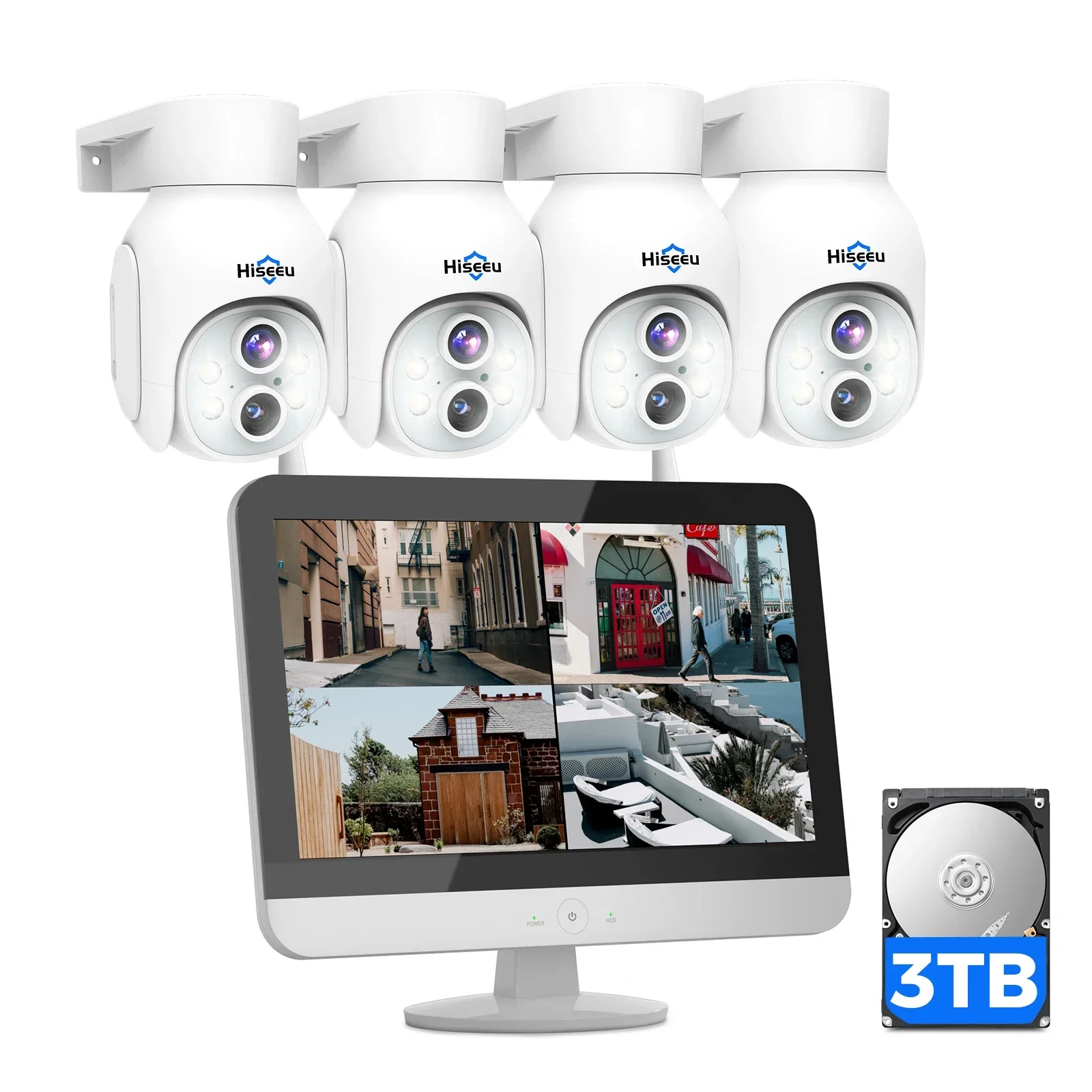 2026 5X optical zoom 5MP 12 Inch Monitor Wireless Camera Kit Outdoor Home PTZ Security Camera System
2026 5X optical zoom 5MP 12 Inch Monitor Wireless Camera Kit Outdoor Home PTZ Security Camera System