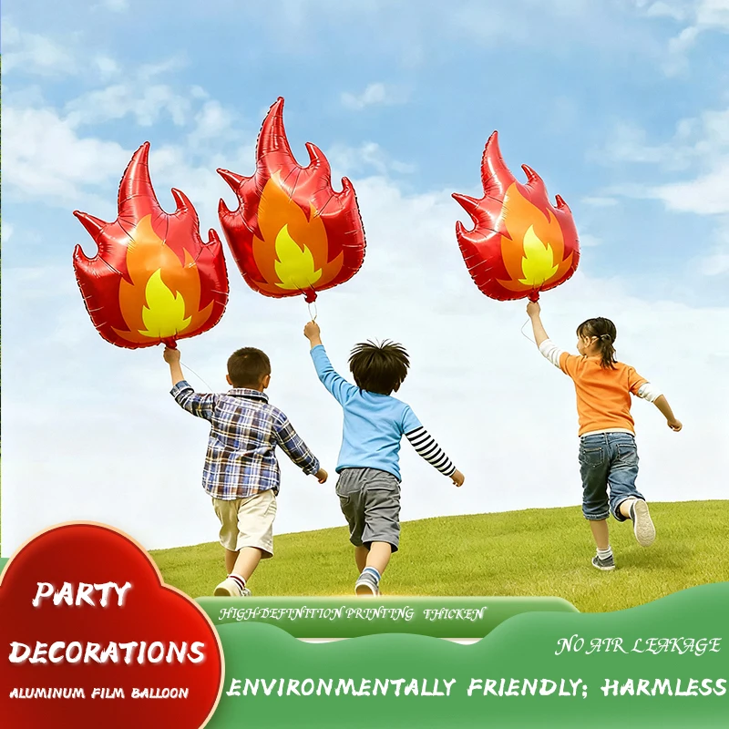 Large Fire Flame Aluminum Foil Balloon Firefighting Theme Kids Birthday Party Decoration Campfire Activity Background Supplies
Large Fire Flame Aluminum Foil Balloon Firefighting Theme Kids Birthday Party Decoration Campfire Activity Background Supplies