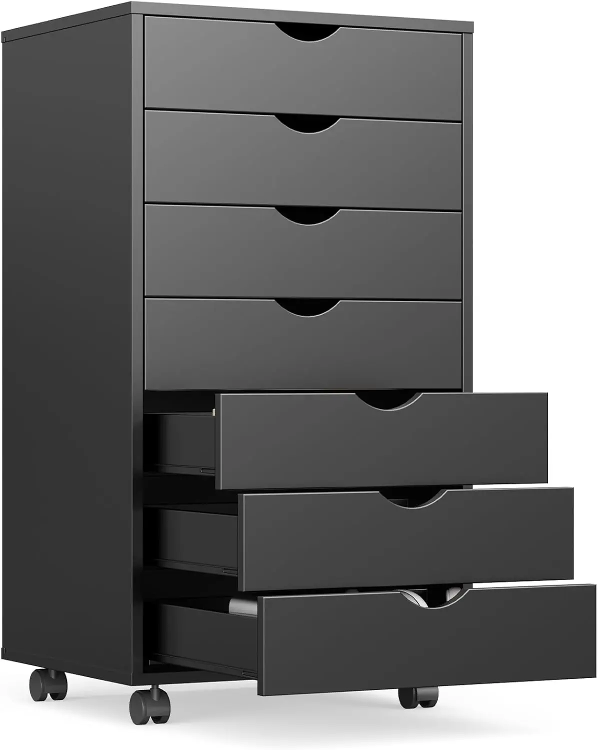 7 Drawer Mobile File Cabinet Under Desk Storage with Wheels Rolling Wood Filing Chest for Home Office Black
7 Drawer Mobile File Cabinet Under Desk Storage with Wheels Rolling Wood Filing Chest for Home Office Black