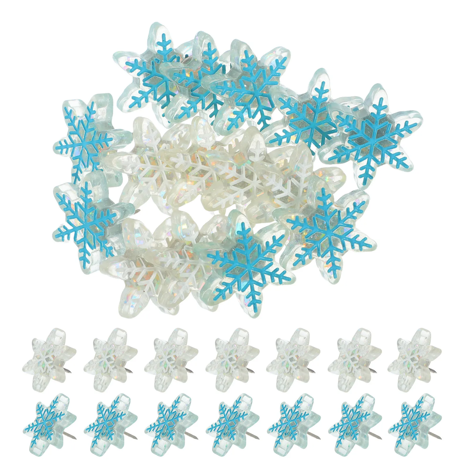 30Pcs Realistic Snowflake Push Pins for Wall Bulletin Board Christmas Office Classroom Party Decor Winter Holiday Thumb Tacks
30Pcs Realistic Snowflake Push Pins for Wall Bulletin Board Christmas Office Classroom Party Decor Winter Holiday Thumb Tacks