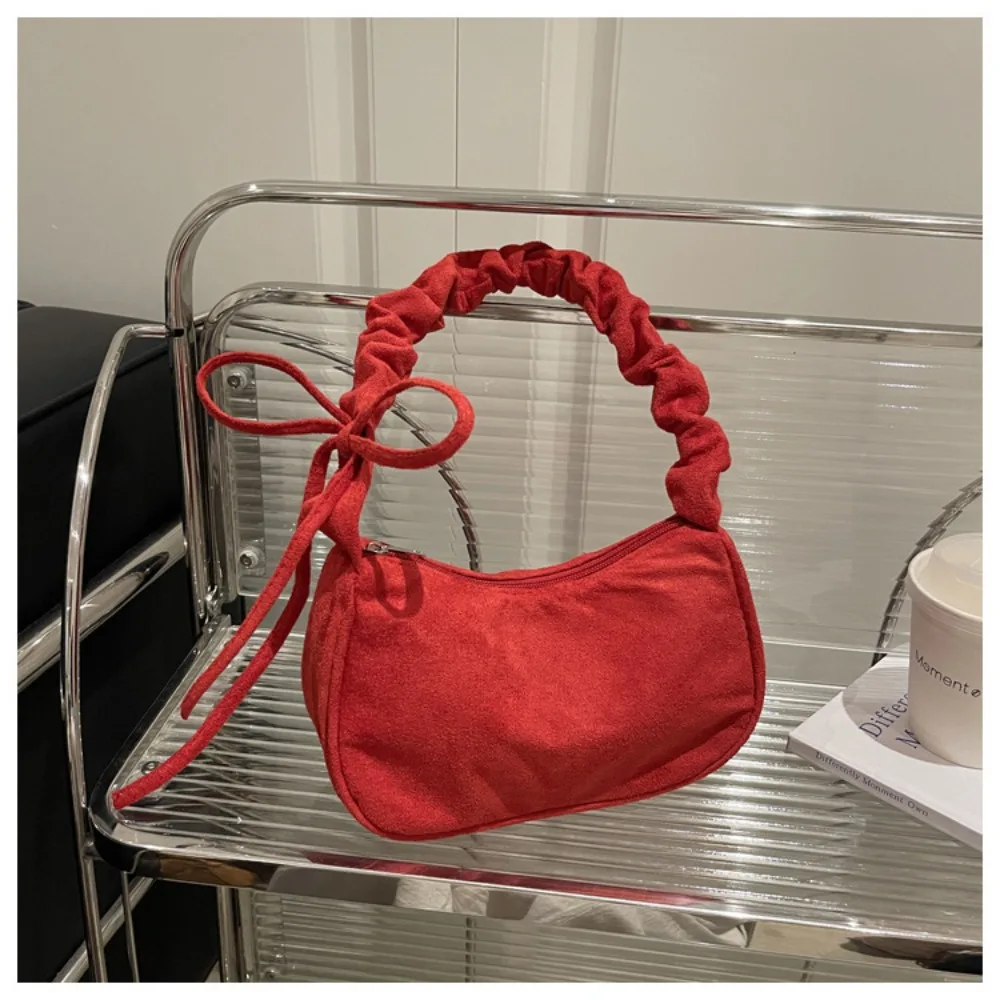 Casual Pleated Small Handbag Lightweight Solid Color Underarm Bag Korean Version Shoulder Bag Dumpling Bag
Casual Pleated Small Handbag Lightweight Solid Color Underarm Bag Korean Version Shoulder Bag Dumpling Bag