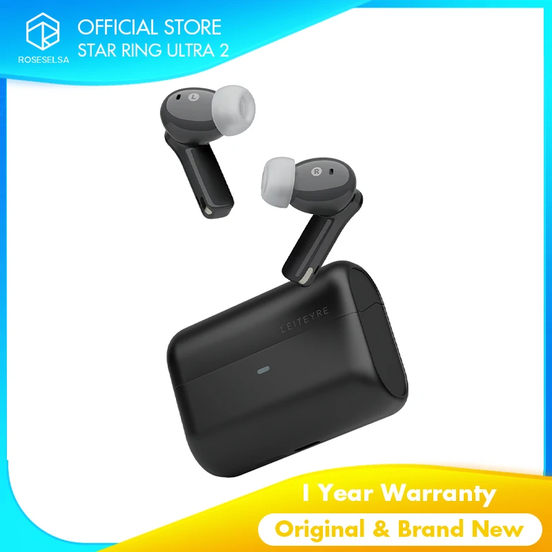 ROSESELSA Star Ring Ultra Wireless Bluetooth Earbuds 52dB ANC Deep Noise Cancellation Earphones 50H Long Battery Life
ROSESELSA Star Ring Ultra Wireless Bluetooth Earbuds 52dB ANC Deep Noise Cancellation Earphones 50H Long Battery Life