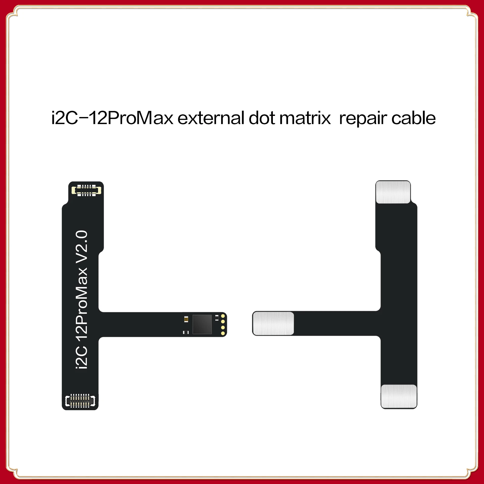 Внешний гибкий кабель с точечной матрицей I2C для iPhone 12PM, применяется к устройству для ремонта лица с точечной матрицей MC14
Внешний гибкий кабель с точечной матрицей I2C для iPhone 12PM, применяется к устройству для ремонта лица с точечной матрицей MC14