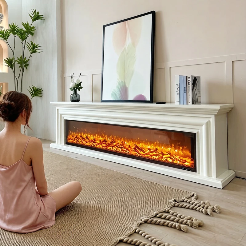 Modern Recessed Smart Electric Fireplace | Remote Control Multicolor Real Flame, Built-in Heater for Home & Hotel Decor
Modern Recessed Smart Electric Fireplace | Remote Control Multicolor Real Flame, Built-in Heater for Home & Hotel Decor