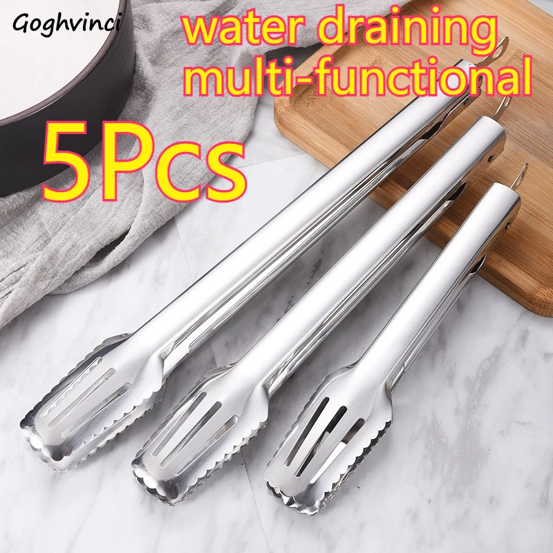 Meal Clip Stainless Steel Material Three-line Anti-slip Clip Scald-proof Heat-insulated Handle Easy Clean Multi-functional 5Pcs
Meal Clip Stainless Steel Material Three-line Anti-slip Clip Scald-proof Heat-insulated Handle Easy Clean Multi-functional 5Pcs