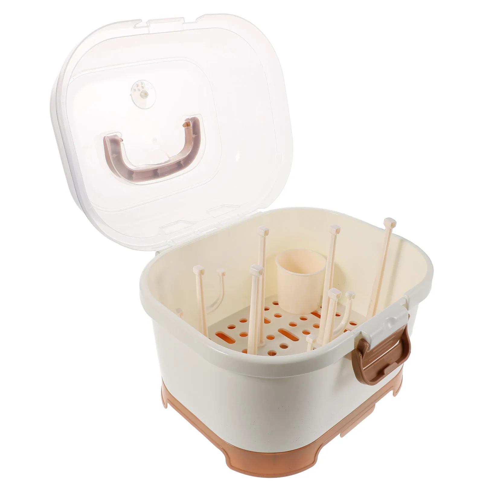 Portable Baby Bottle Organizer Storage Box Drying Rack Compact Lightweight Kitchen Countertop Holder Storage Baby Bottle
Portable Baby Bottle Organizer Storage Box Drying Rack Compact Lightweight Kitchen Countertop Holder Storage Baby Bottle