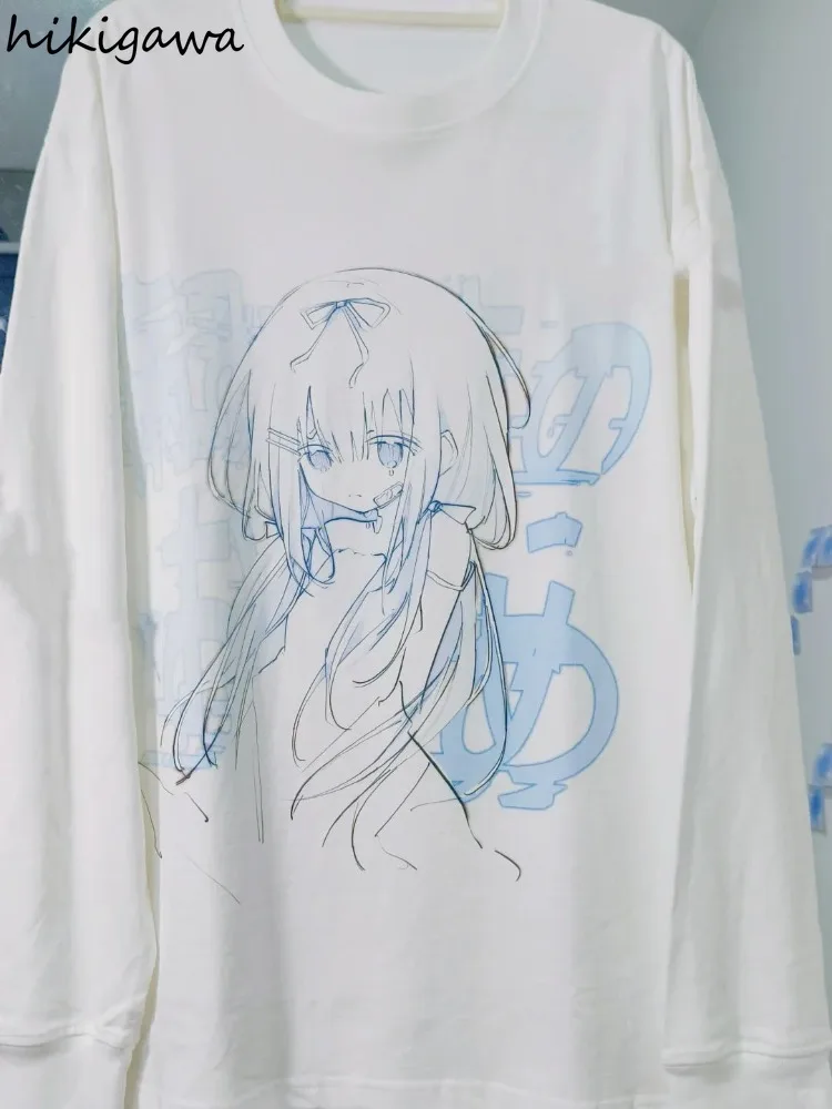 Cartoon Print Long Sleeve T Shirts Women Cotton Japanese Camisetas 2025 Ropa Mujer Fashion Tees O-neck Loose Cute Summer Tshirt
Cartoon Print Long Sleeve T Shirts Women Cotton Japanese Camisetas 2025 Ropa Mujer Fashion Tees O-neck Loose Cute Summer Tshirt