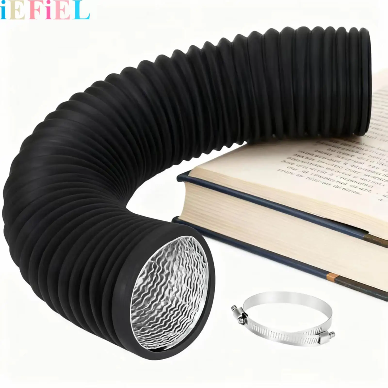 Flexible Insulated Air Ducting Vent Hose with 2 Hose Clamps for Kitchens Bathroom Greenhouses Dryer Room Exhaust
Flexible Insulated Air Ducting Vent Hose with 2 Hose Clamps for Kitchens Bathroom Greenhouses Dryer Room Exhaust