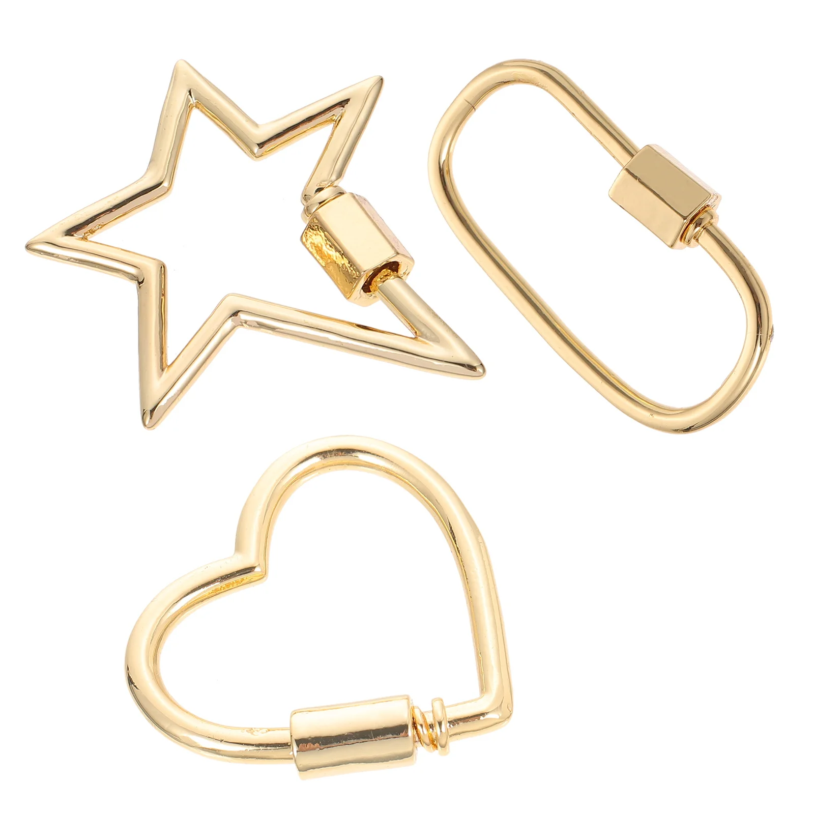 3 Pcs Lock Jewelry Link Buckle Necklaces Pendant Clasp Copper Connectors Carabiner for
3 Pcs Lock Jewelry Link Buckle Necklaces Pendant Clasp Copper Connectors Carabiner for