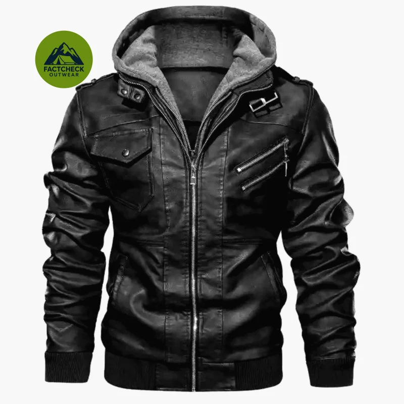 FACTCHECK High Quality EU US Size Stand-up collar men's leather jacket
FACTCHECK High Quality EU US Size Stand-up collar men's leather jacket