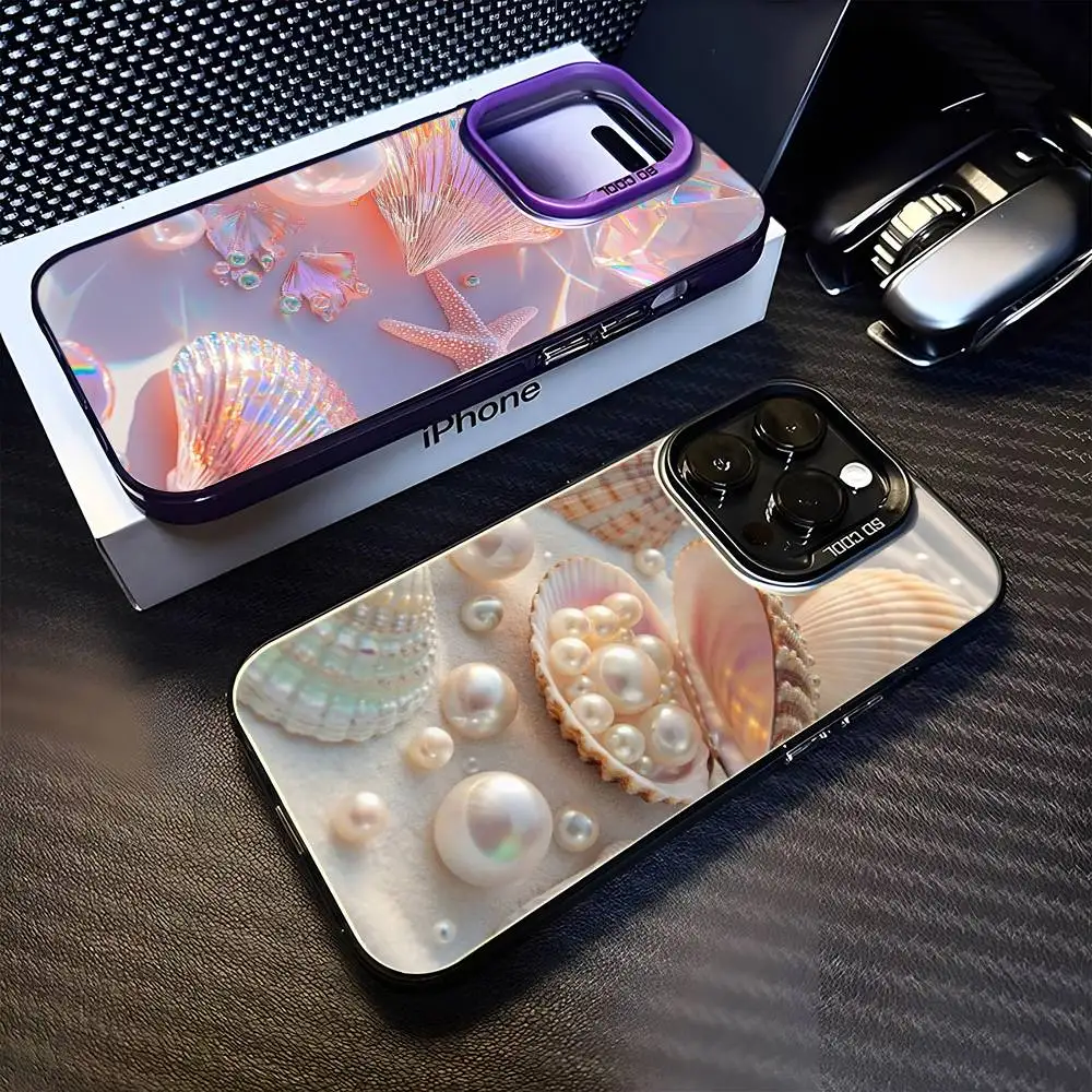 Beauty Colorful Shell Phone Case For iPhone 16,15,14,13,12,11,Mini,Pro,MAX Purple Matte Shockproof Cover 
Beauty Colorful Shell Phone Case For iPhone 16,15,14,13,12,11,Mini,Pro,MAX Purple Matte Shockproof Cover