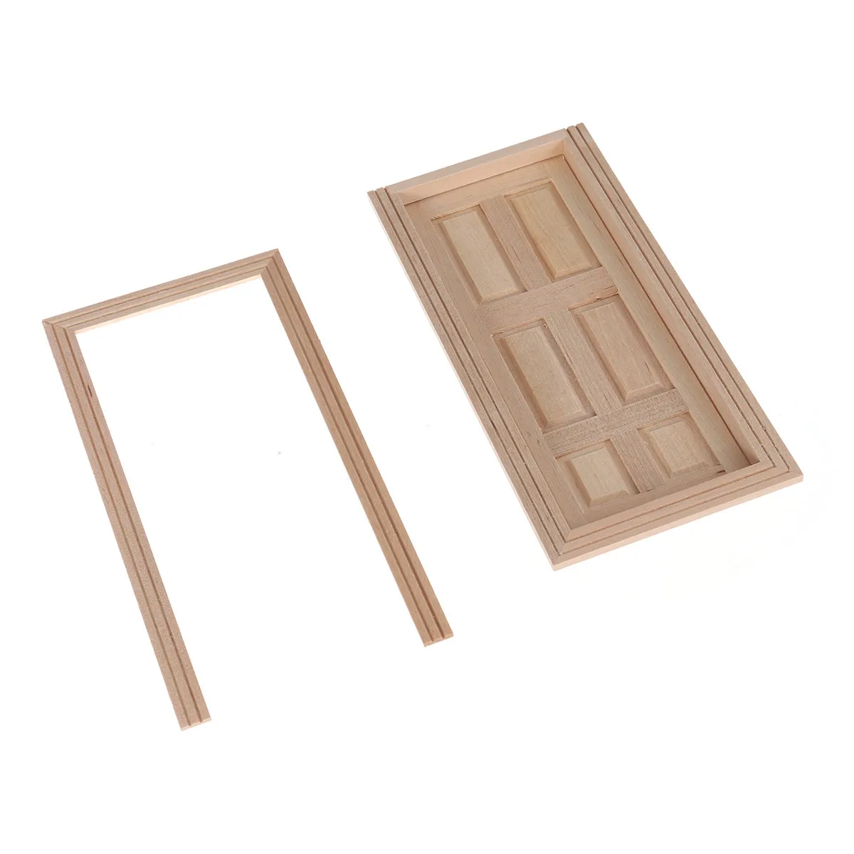 1:12 Mini House Door Wooden 6-Panel Interior Design Approx 7x33inch Natural Wood Texture DIY Unfinished for Miniature House
1:12 Mini House Door Wooden 6-Panel Interior Design Approx 7x33inch Natural Wood Texture DIY Unfinished for Miniature House