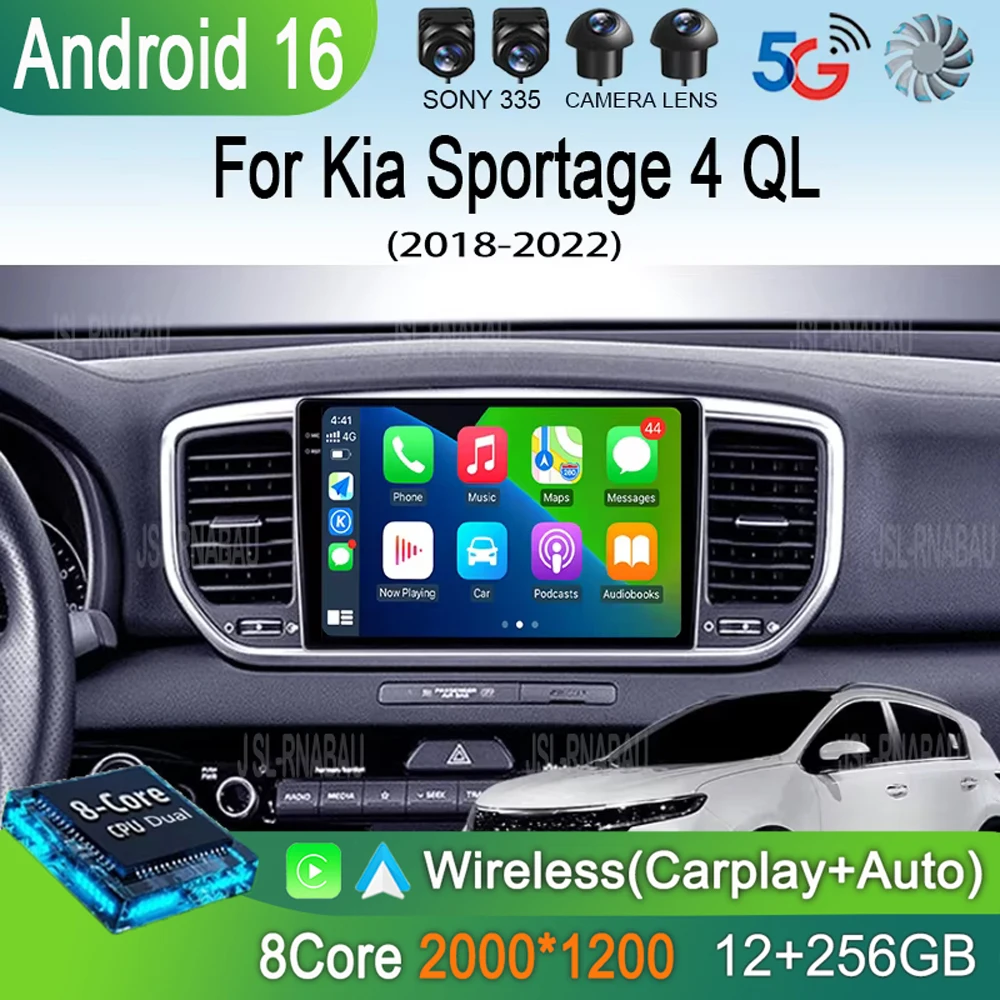 Автомагнитола Android 16 Carplay для Kia Sportage 4 QL 2018-2022 с GPS-навигацией, мультимедийным плеером, Wi-Fi, 4G, Bluetooth и камерой 360°
Автомагнитола Android 16 Carplay для Kia Sportage 4 QL 2018-2022 с GPS-навигацией, мультимедийным плеером, Wi-Fi, 4G, Bluetooth и камерой 360°