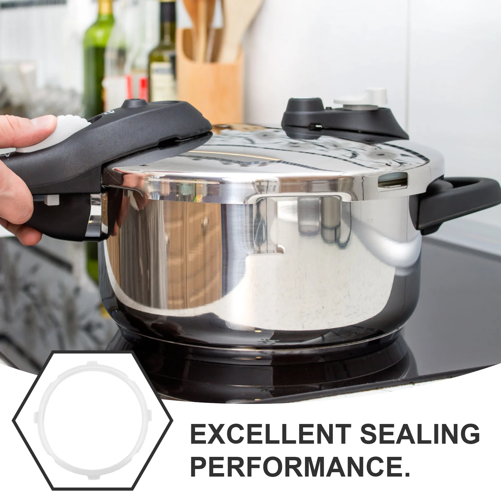 Pressure Cooker Sealing Ring Silicone Gasket Replacement Part Heat Resistant Leakproof Cooking Accessory
Pressure Cooker Sealing Ring Silicone Gasket Replacement Part Heat Resistant Leakproof Cooking Accessory