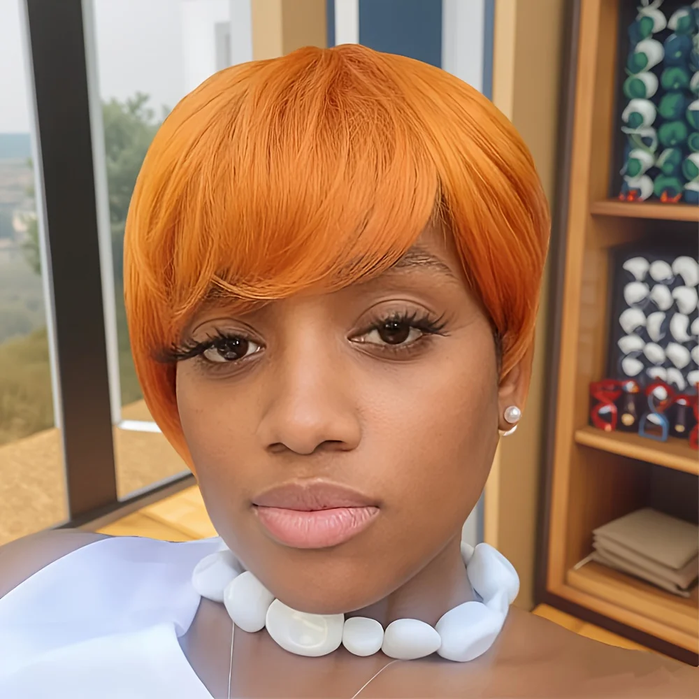 Парик плотность 150%, парик машинного производства, 6 дюймов, 350 имбиря, стрижка пикси, прямой парик из человеческих волос для женщин
Парик плотность 150%, парик машинного производства, 6 дюймов, 350 имбиря, стрижка пикси, прямой парик из человеческих волос для женщин