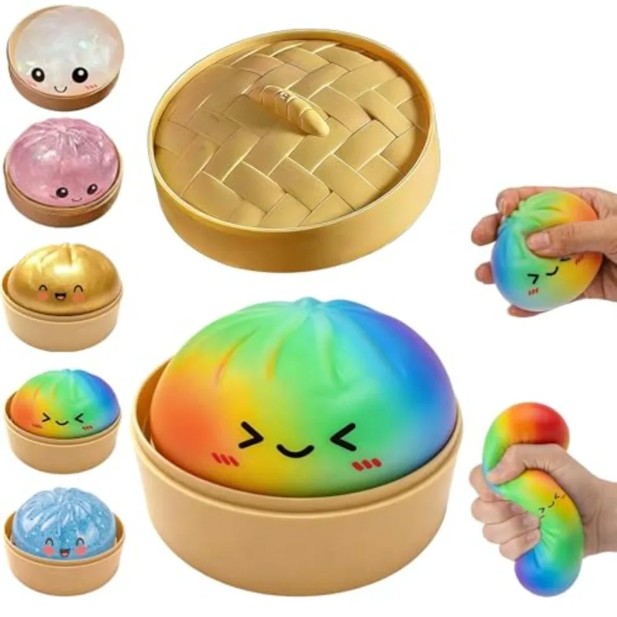 Quality Assurance Glitter Dumpling Squishy, Dumpling Squishies, Mystery Box Squeeze Toy, Colorful Stress Balls Fidget Sensory T
Quality Assurance Glitter Dumpling Squishy, Dumpling Squishies, Mystery Box Squeeze Toy, Colorful Stress Balls Fidget Sensory T