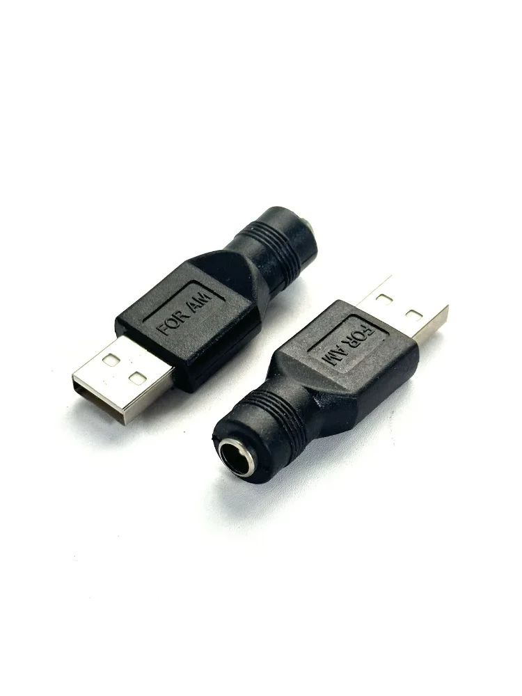USB Male to DC 5.5x2.1mm Female Adapter, 5V Power Connector for Router, LED Strip, Speaker, Black
USB Male to DC 5.5x2.1mm Female Adapter, 5V Power Connector for Router, LED Strip, Speaker, Black