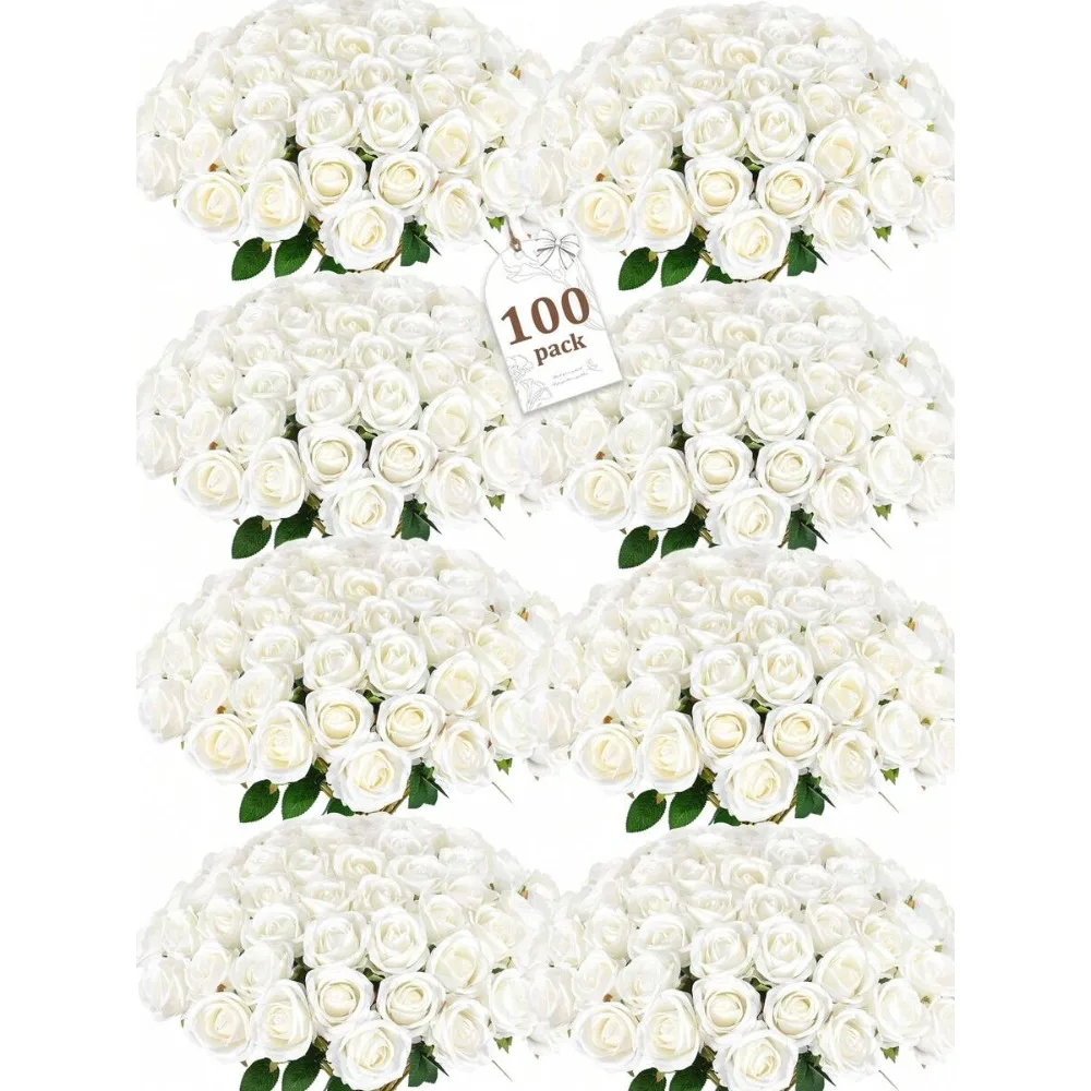 100 Pcs Artificial Roses Bulk Velvet SilkPink Roses For Wedding Centerpieces Bridal Bouquet Mother's Day Valentine's Day
100 Pcs Artificial Roses Bulk Velvet SilkPink Roses For Wedding Centerpieces Bridal Bouquet Mother's Day Valentine's Day