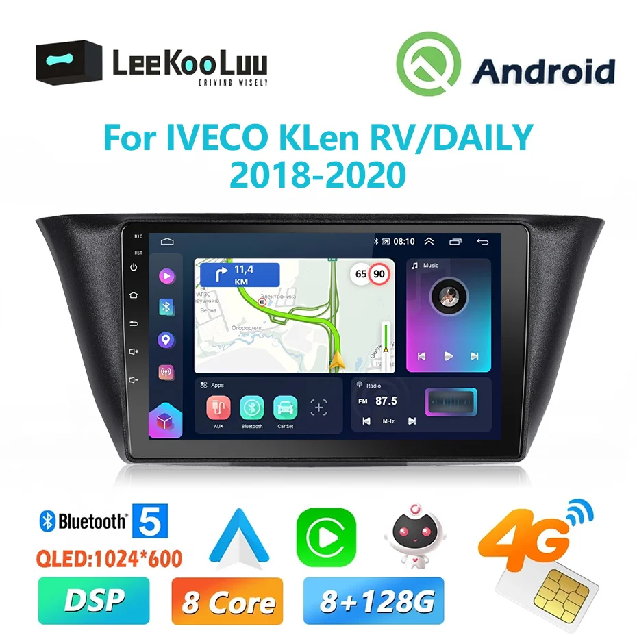 LeeKooLuu Android Car Radio Carplay Android Auto For IVECO KLen RV/DAILY 2018-2020 Car Multimedia Video Player GPS Stereo 4G DSP
LeeKooLuu Android Car Radio Carplay Android Auto For IVECO KLen RV/DAILY 2018-2020 Car Multimedia Video Player GPS Stereo 4G DSP