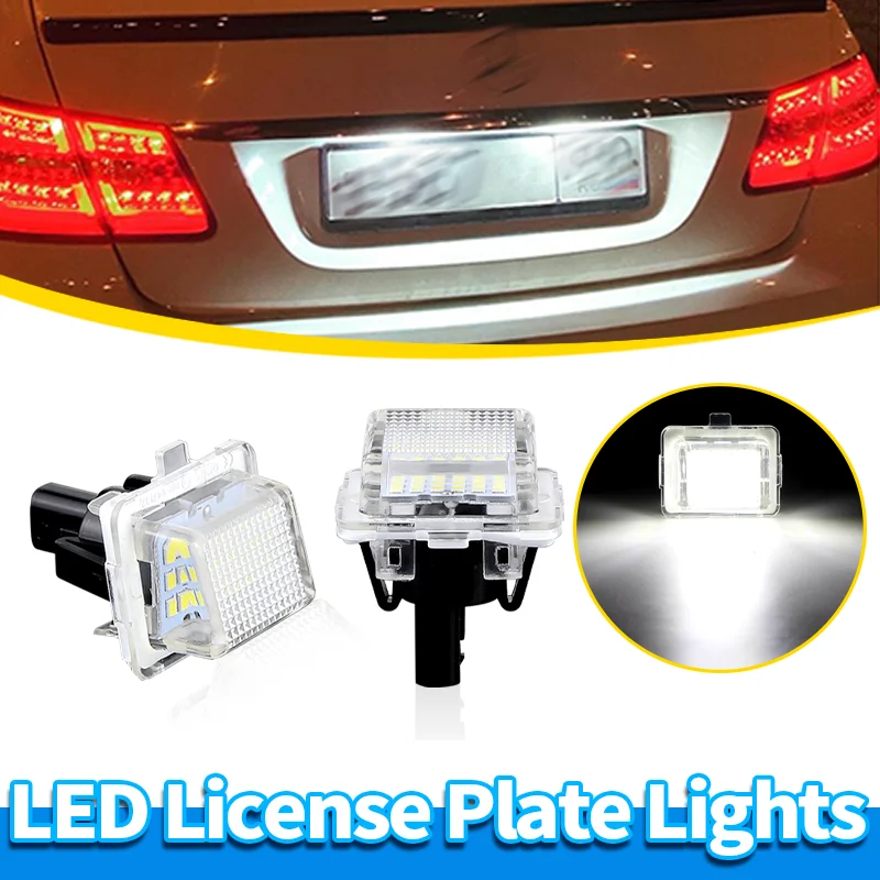 2PCS LED License Plate Lights for Mercedes W204 W212 W221 C216 - 6000K White Canbus Error Free OEM A2218200856 LED License lamp
2PCS LED License Plate Lights for Mercedes W204 W212 W221 C216 - 6000K White Canbus Error Free OEM A2218200856 LED License lamp
