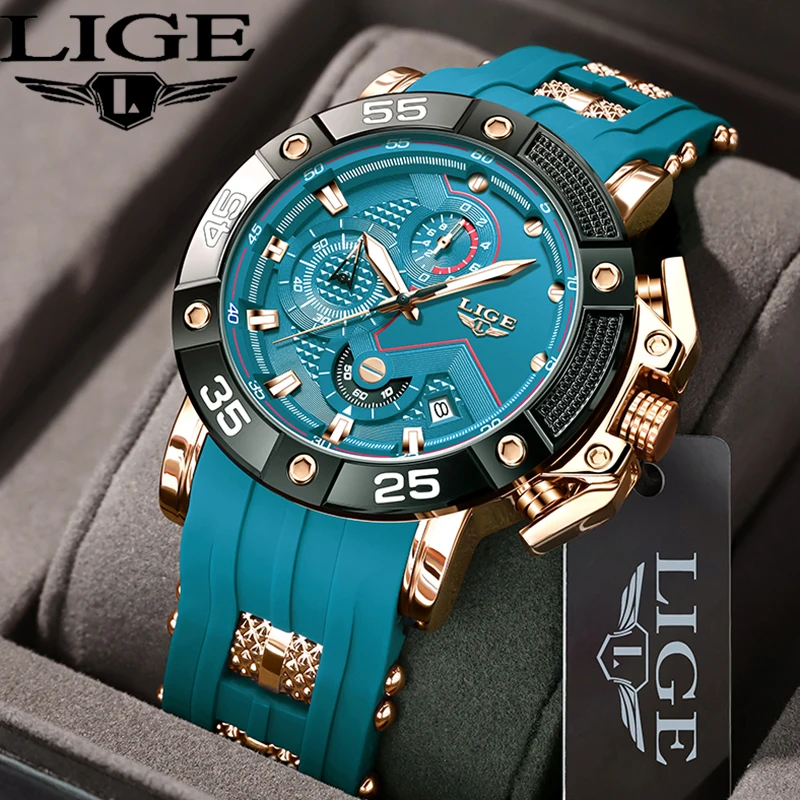 LIGE quartz wristwatch casual fashion men's watch business calendar men sports watches waterproof luminous clock reloj hommes
LIGE quartz wristwatch casual fashion men's watch business calendar men sports watches waterproof luminous clock reloj hommes