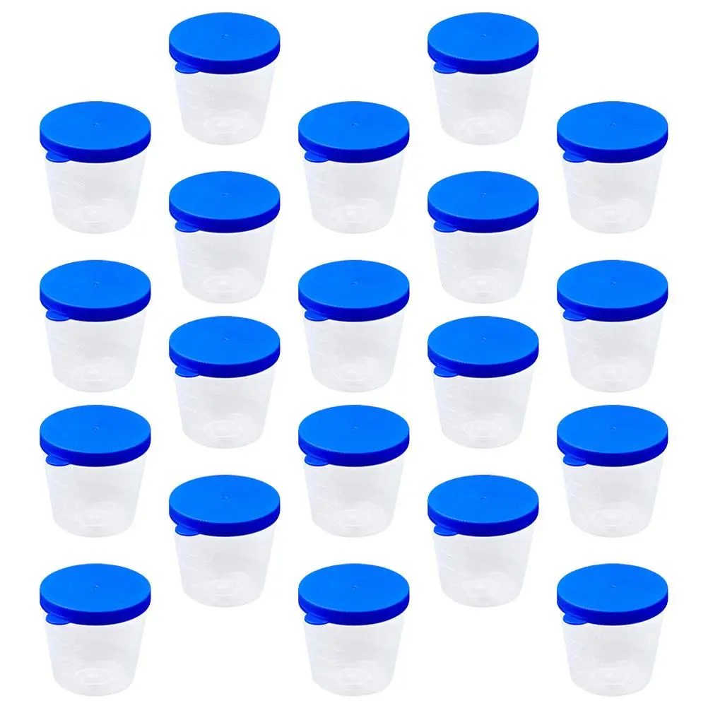100 Pcs Urine Beaker Cups Specimen Containers Airtight Lids Blue Plastic Medical Sample Testing Cytology Lab Tool
100 Pcs Urine Beaker Cups Specimen Containers Airtight Lids Blue Plastic Medical Sample Testing Cytology Lab Tool