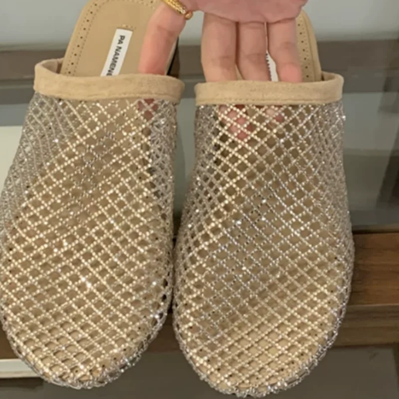 Weaven Shoes for Womens Round Toes Flat Heels Sewing Lines Hollow Ladies Solid Female Slippers Stitching Zapatos Mujer Shallow
Weaven Shoes for Womens Round Toes Flat Heels Sewing Lines Hollow Ladies Solid Female Slippers Stitching Zapatos Mujer Shallow