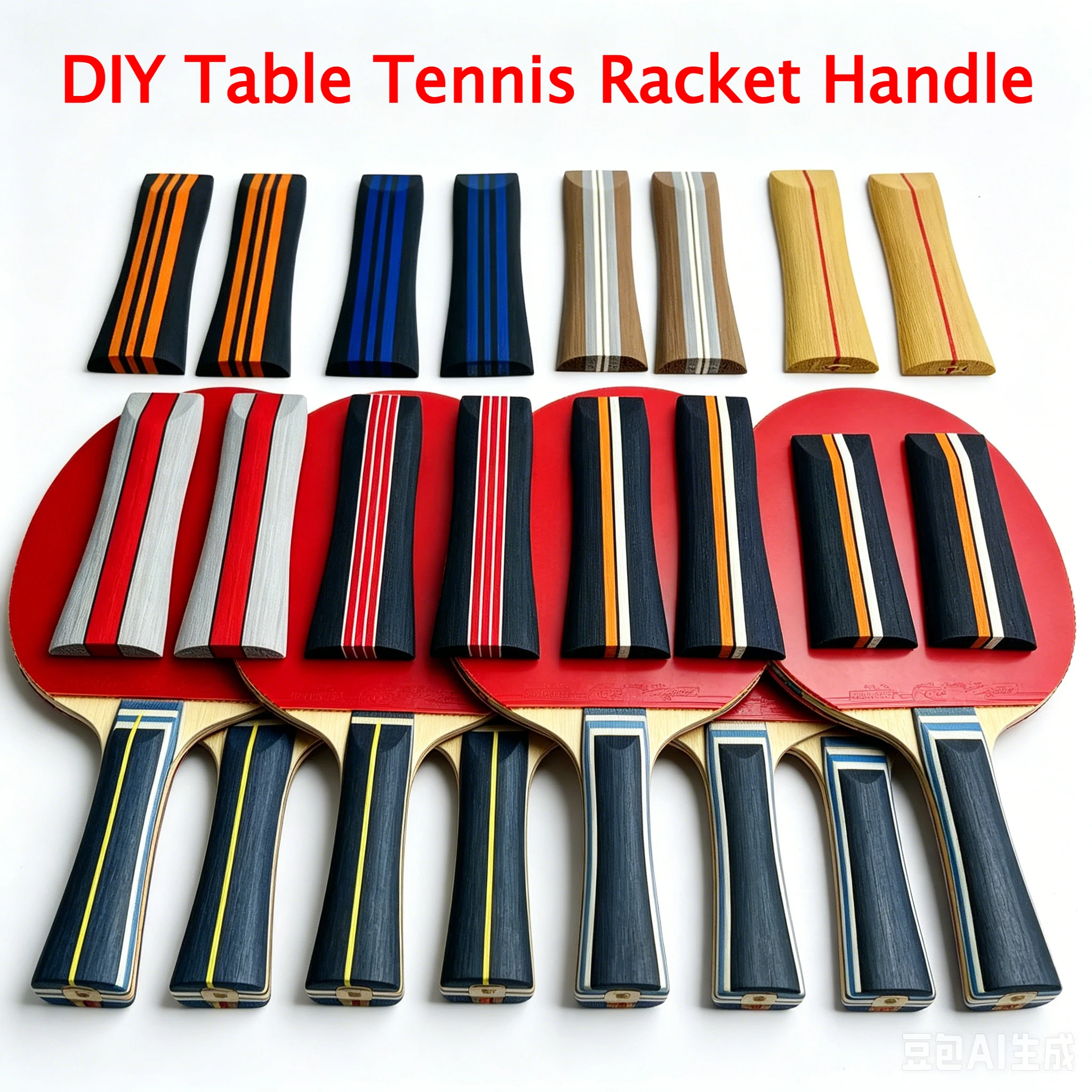 DIY Table Tennis Racket Handle Straight Flared Grip Handles Replacement Handle for Table Tennis Racket Sweat-absorbing Non-slip
DIY Table Tennis Racket Handle Straight Flared Grip Handles Replacement Handle for Table Tennis Racket Sweat-absorbing Non-slip