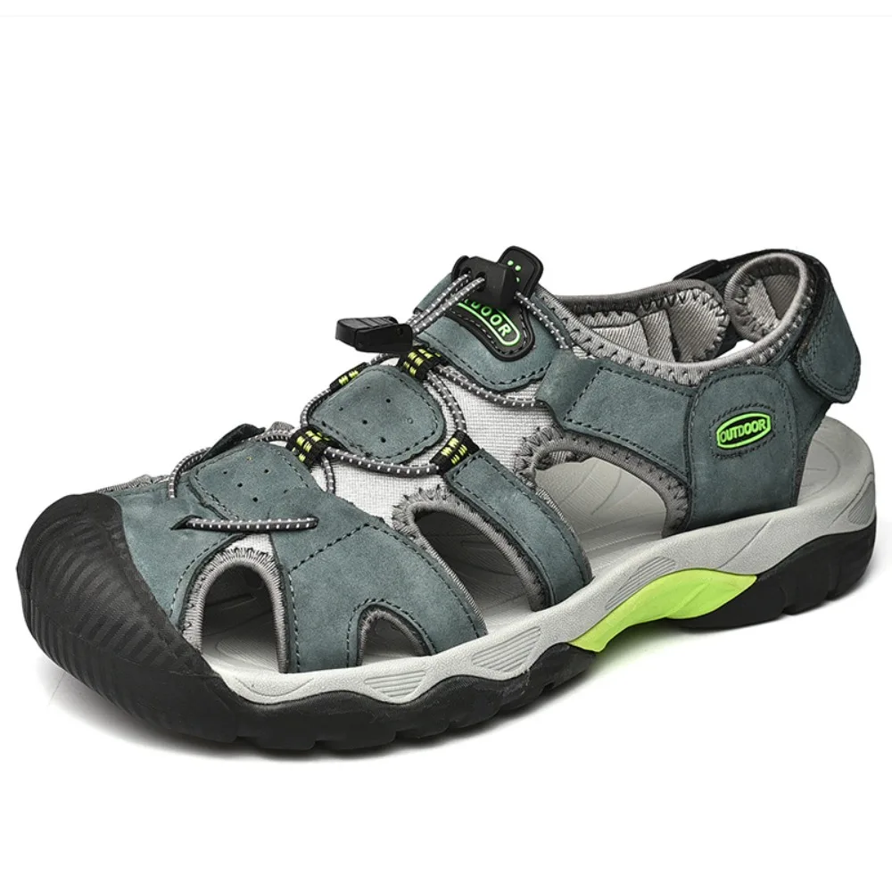 Summer Casual Sandals Genuine Leather Sandals Men High-quality Comfortable Men's Outdoor Hiking Shoes Soft Sole Cowhide Slippers
Summer Casual Sandals Genuine Leather Sandals Men High-quality Comfortable Men's Outdoor Hiking Shoes Soft Sole Cowhide Slippers