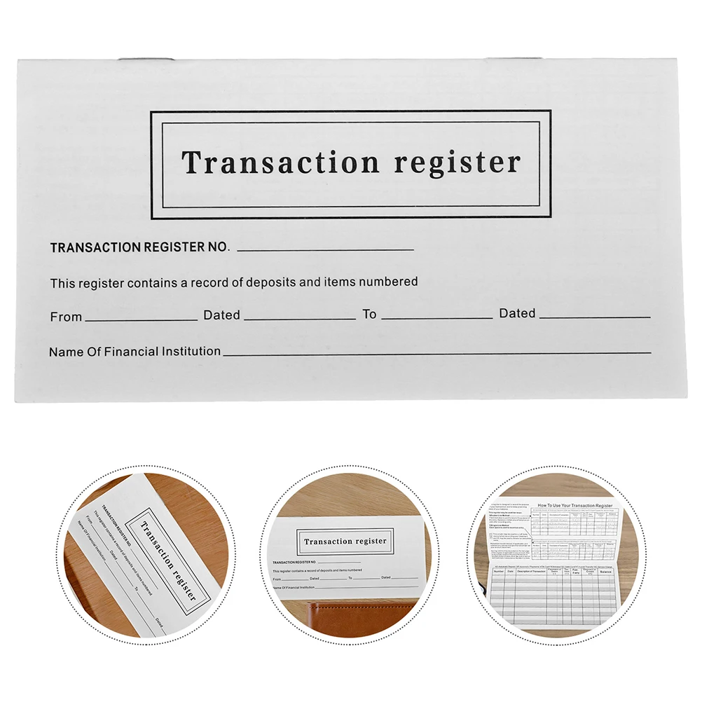 20 Packs Personal Check Registers Book for Checkbook Management Expense Tracker Client Record Book Smooth Writing
20 Packs Personal Check Registers Book for Checkbook Management Expense Tracker Client Record Book Smooth Writing