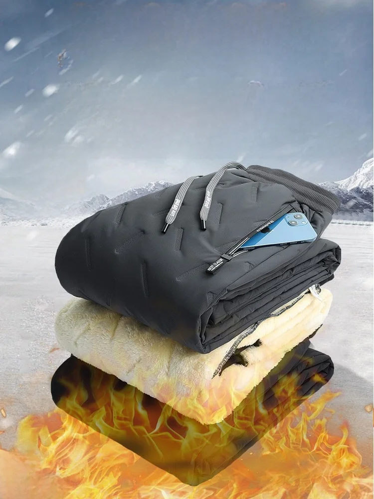 Men's Casual Thiened down Lamb Velvet Autumn Winter New Sle Outdoor Wearable Warm Pants Straight Leg Long Trousers
Men's Casual Thiened down Lamb Velvet Autumn Winter New Sle Outdoor Wearable Warm Pants Straight Leg Long Trousers