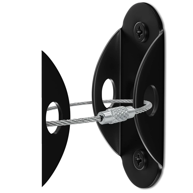 Furniture Anchors For Baby Proofing Earthquake Straps Resistant To 400 LBS ,Black (6 Pack)
Furniture Anchors For Baby Proofing Earthquake Straps Resistant To 400 LBS ,Black (6 Pack)