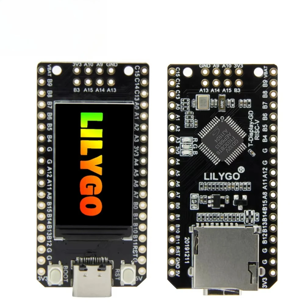 LILYGO T-Display-GD32 Development Board with ST7789 1.14'' IPS LCD Display Microcontrollers Kit Microcontrollers GD32VF103CBT6
LILYGO T-Display-GD32 Development Board with ST7789 1.14'' IPS LCD Display Microcontrollers Kit Microcontrollers GD32VF103CBT6