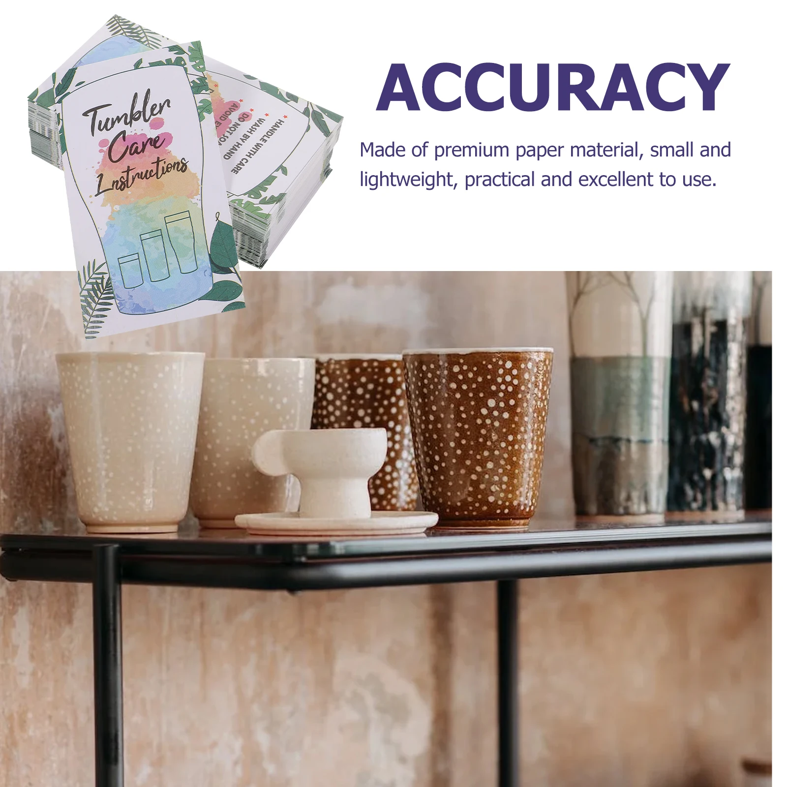 Glass Cup Care Cards 100 Sheets 5x9cm Premium Paper Tumbler Instructions Easy Insert Shopping Bag Perfect Supplies
Glass Cup Care Cards 100 Sheets 5x9cm Premium Paper Tumbler Instructions Easy Insert Shopping Bag Perfect Supplies