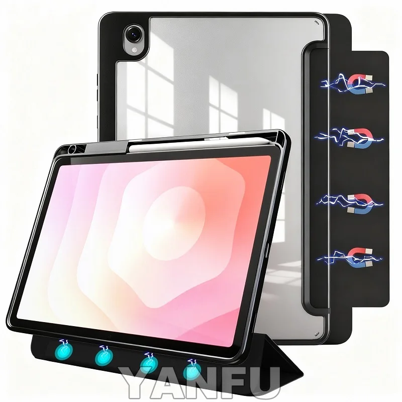 With Pencil Holder Case for Samsung Galaxy Tab S11 11 Detachable Cover Samsung Galaxy Tab A11 + Plus 11 A9 Plus 11" 8.7 Magnetic
With Pencil Holder Case for Samsung Galaxy Tab S11 11 Detachable Cover Samsung Galaxy Tab A11 + Plus 11 A9 Plus 11" 8.7 Magnetic